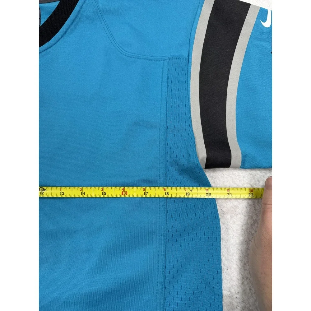 Carolina Panthers Football Jersey Boys Youth XL Blue NFL Nike Newton 1 On Field